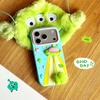 For iPhone 17 Pro Max Case Cute 3D UFO Alien Pendant Design Shockproof Silicone Phone Back Cover