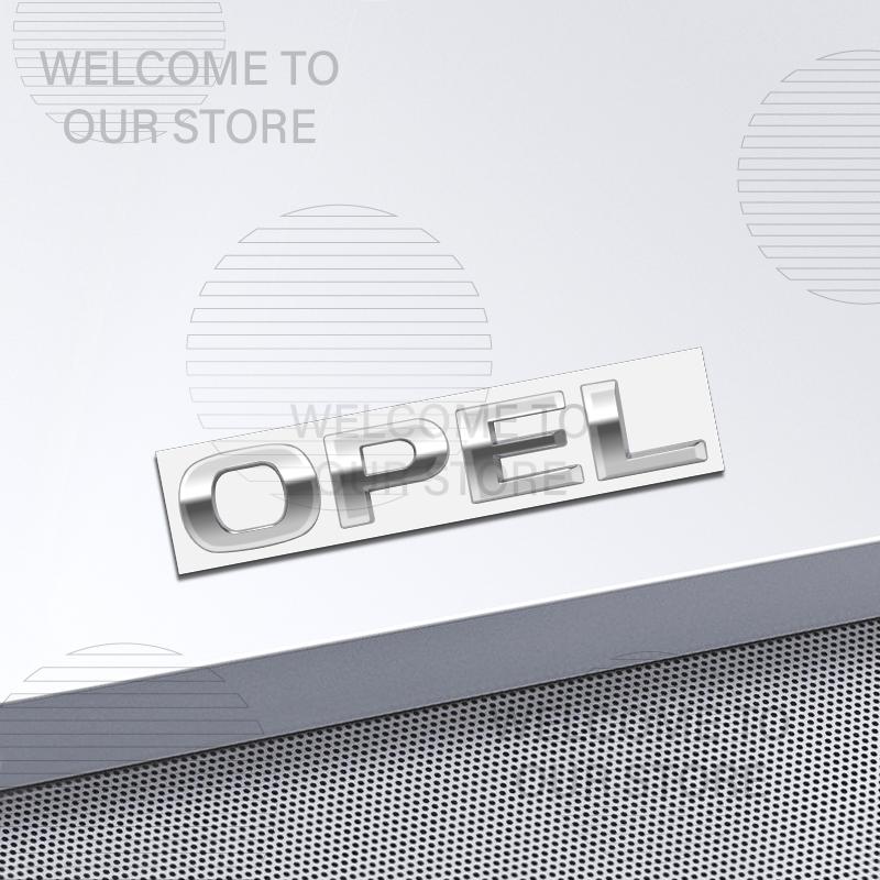 Décoration de Voiture Métal Pour Corsa Opel OPC Zafira Mokka Insignia Calibra Emblème Lettre Autocollant 3D Accessoires Autocollants de Coffre Arrière