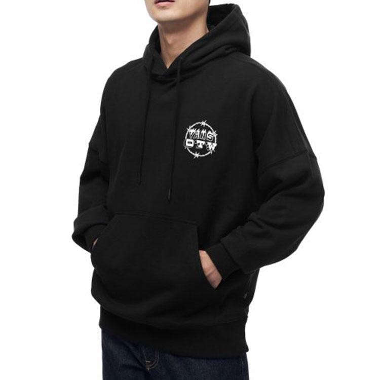 Vans Grafik Baskılı Kazak Kapüşonlu Erkek Kapüşonlular Siyah VN0A5H7TBLK