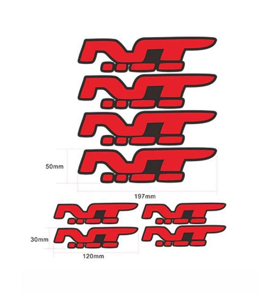 Motorcycle Sticker Fit Honda NT 1100 NT1100 2022 2023 Motorcycle Wheel Sticker Rim Stripe 17" Hub Decal Accessory (Color: Blue)
