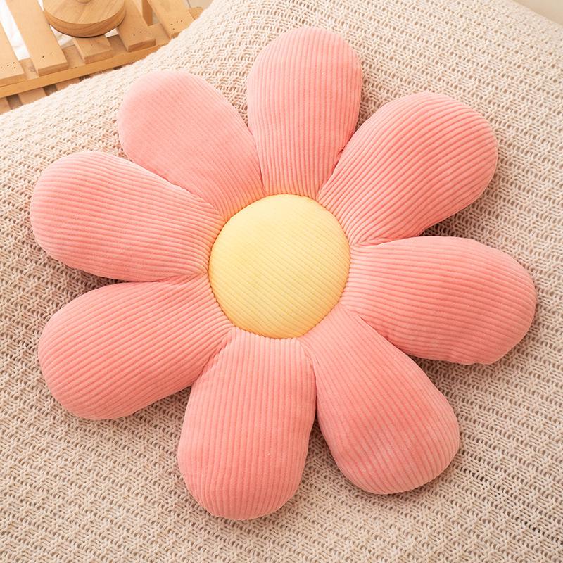 Petal Daisy Cushion: Sunflower Pillow for Office Chairs, Floors & Futons