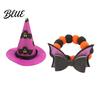 Festive Puppy Clothes for Halloween Cat Costume Pet Bat Wings Funny Witch Hat Felt Apparel Parties Cats Small Dogs Holiday Parties Cosplay