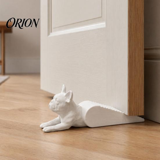 Cale de porte imprimée en 3D Bouledogue Français Stopper Wedge, Butée de porte en forme de chien, Antidérapant Stop Antidérapant Sans perçage Sol Butée de porte pour Maison Bureau Chambre
