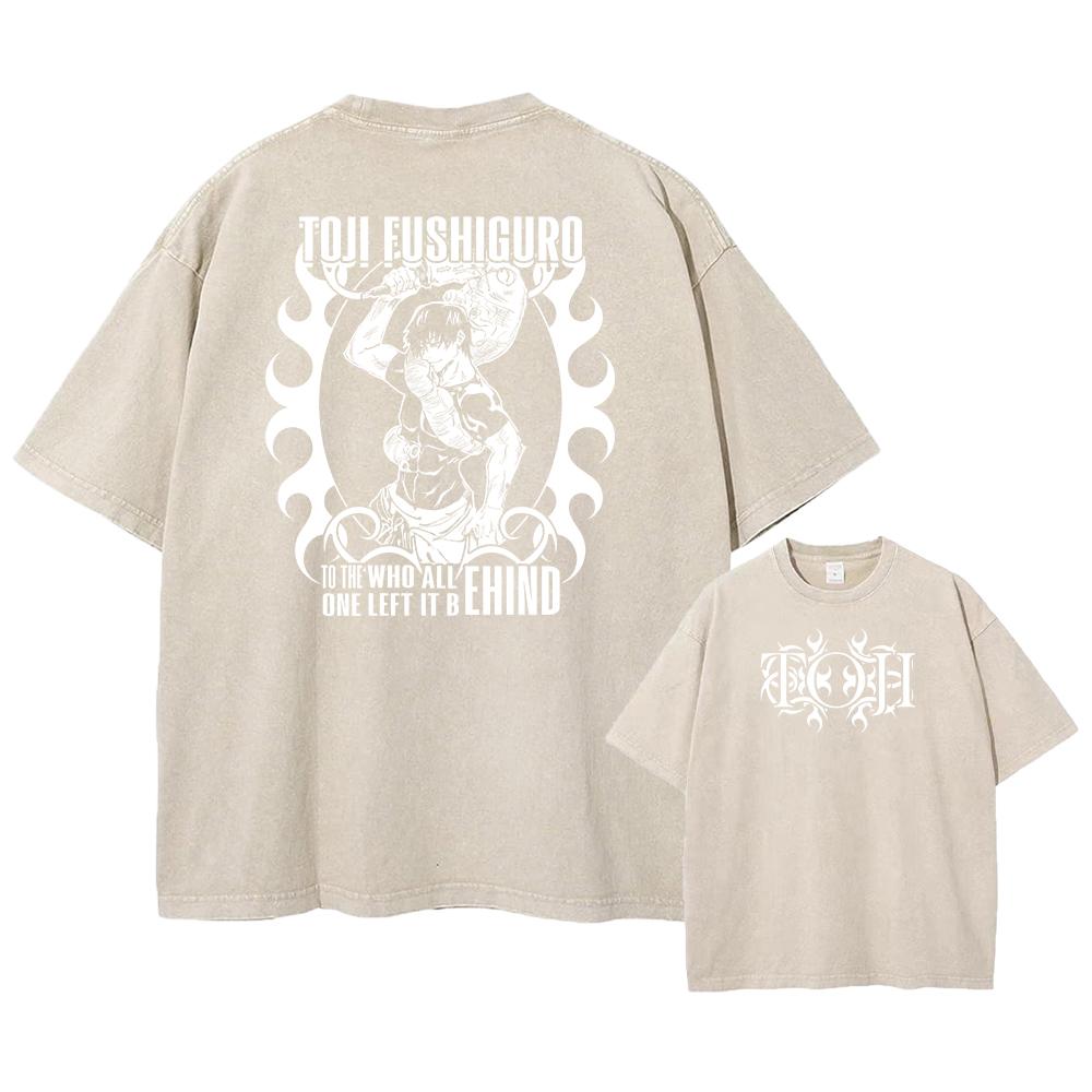 Anime Acidové tričko Jujutsu Kaisen Gojo Satoru Trička Vypraná Pánská Dámská Bavlněná Trička Ryomen Sukuna Retro Topy