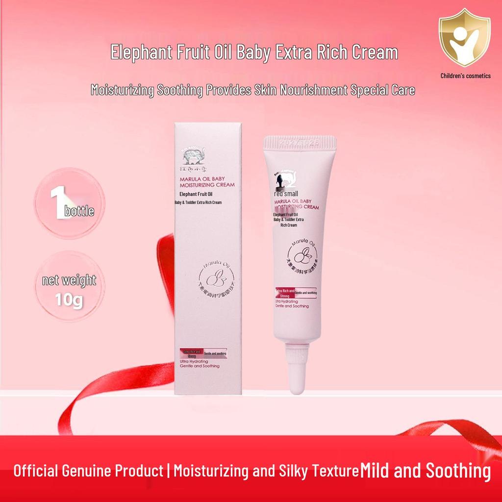 Roter Elefant Kindergesichtscreme - Feuchtigkeitsspendend & Pflegend für Säuglinge und Neugeborene