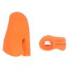 2 Stück Geigenbogen Griffkorrektor Weiches Wiederverwendbares Silikon Geige Viola Bogenhaltung Lernhilfe Orange