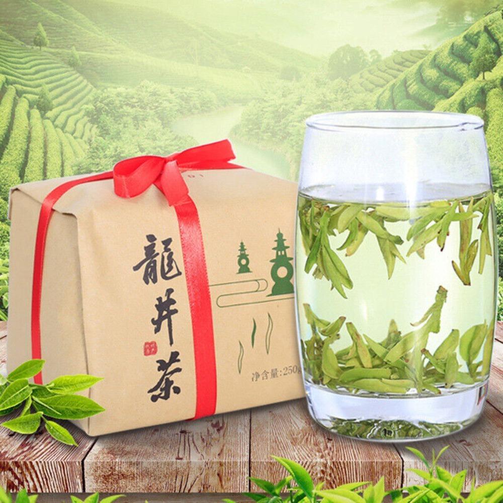 Longjing Dragon Well Green Tea 250g Loose Leaf Herbal Energy Drink 01
