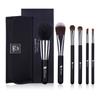 DUcare Natural Bristle Makeup Eyeshadow Brush Set of Super Includes Storage Case Brushes, 6, Soft,