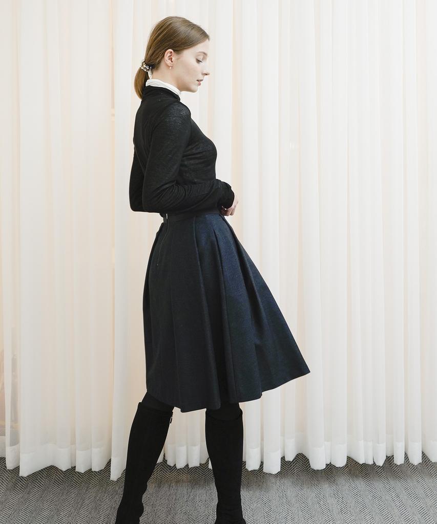 Tina Blossom Flip Grey Skirt