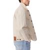 Levis Loose Casual Comfortable Lapel Long Sleeve Work Jacket Men Jackets Beige 002Y2-0001