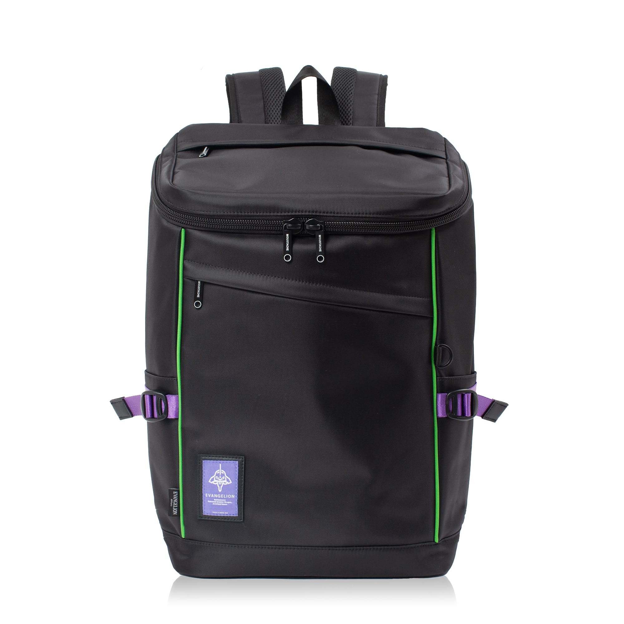 

Рюкзак Evangelion Collaboration Square B4 30 л большой емкости из полиэстера [Mustache] JEB-4005 (ФИОЛЕТОВЫЙ)