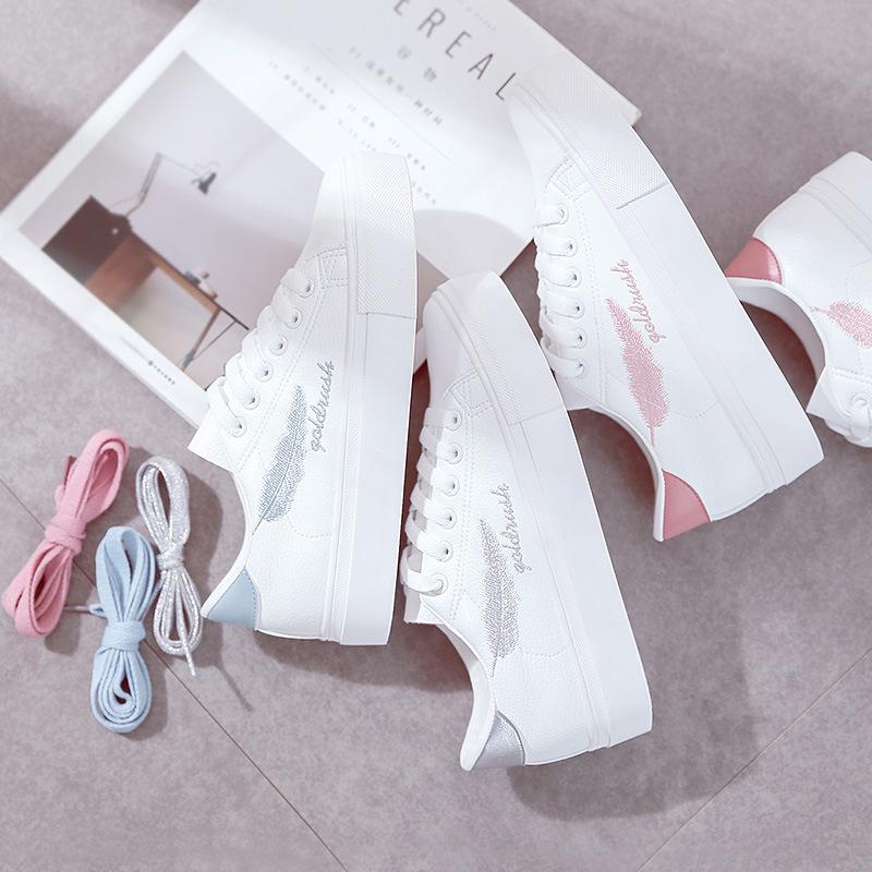 Spring and Autumn New White Shoes Female Casual Shoes