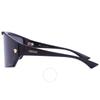 Versace Dark Grey Shield Unisex Sunglasses Ve4461 Gb1 87 47