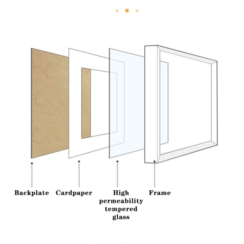 Handcraft Picture Frame Wooden Photo Display Frame Simple Photo Display Holder  Desktop Ornament