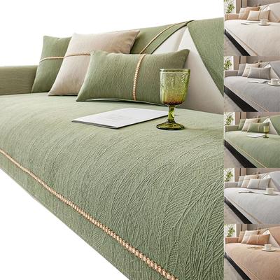Four Seasons Universal New Chenille Non-Slip Cushion Simple Leather Sofa Cover Cover Cloth Towel Luxury Sofa Cushion