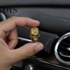 Durable Alloy Air Freshener Halloween Car Vent Clip, Metallic Skull Bat Automotive Interior Decoration Charm, Cool Auto Aroma Diffuser for Gothic