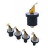 Marine Compression Drain Plug Boat Accessories Brass Screw Type Plug Durable Rubber Seal Plug