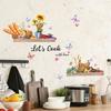 Decals Stickers Butterfly Creative Flower Matte PVC