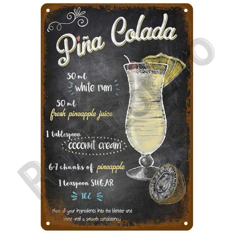 Beer Vintage Metal Whiskey Tin Sign Posters Plate Home Wall Decor For Pub Bars Cafe Clubs Retro Plaque Painting Man Cave 26T0104 26T0104