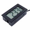 Mini termometr z wyświetlaczem temperatury cyfrowy z sondą 1m - 5m czarny kabel