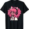 Anime en Muziek Zwart Meisje Anime Merchandise Afro Afro-Amerikaans T-shirt