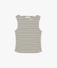 PLAC WOMEN Striped Boat Neck Sleeveless Top_3 Colors
