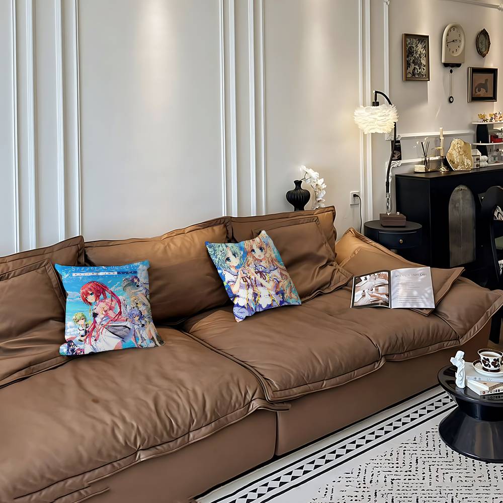 Anime S-Summer Pockets Personalized Pillow Cover Kids Bedroom Wild Party Decor Pillowcase Kid Birthday Shower Gift