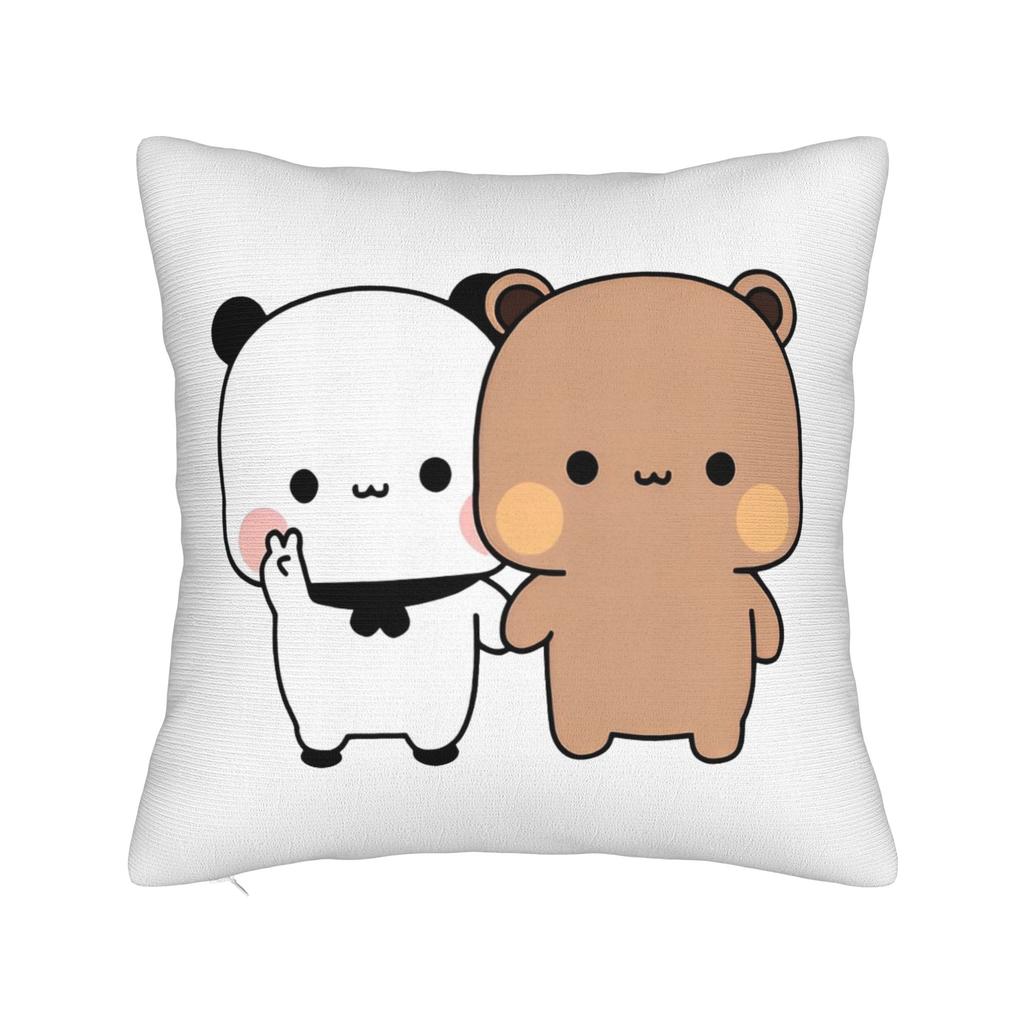 Pillow Case Bubu Dudu Graphic Pillow Cover For Couch Sofa Bedroom Kawaii Pillowcases