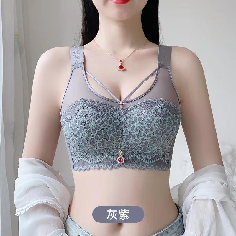 Women S No Underwire Push Up Bra Minimize Large Bust Supportive Bralette