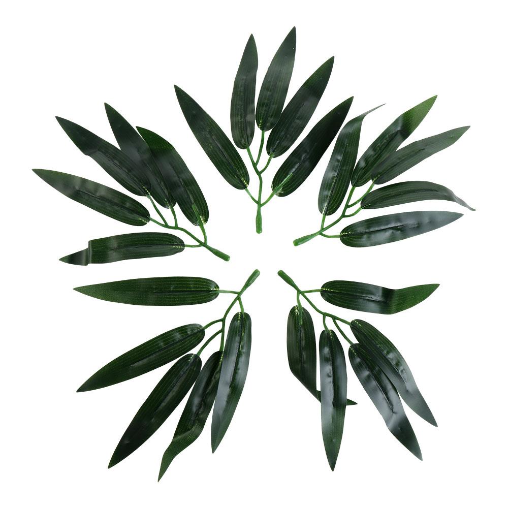 Adornment Party Supplies Simulation Leaves Fake Bamboo Branches Bamboo Leaves Artificial Plants