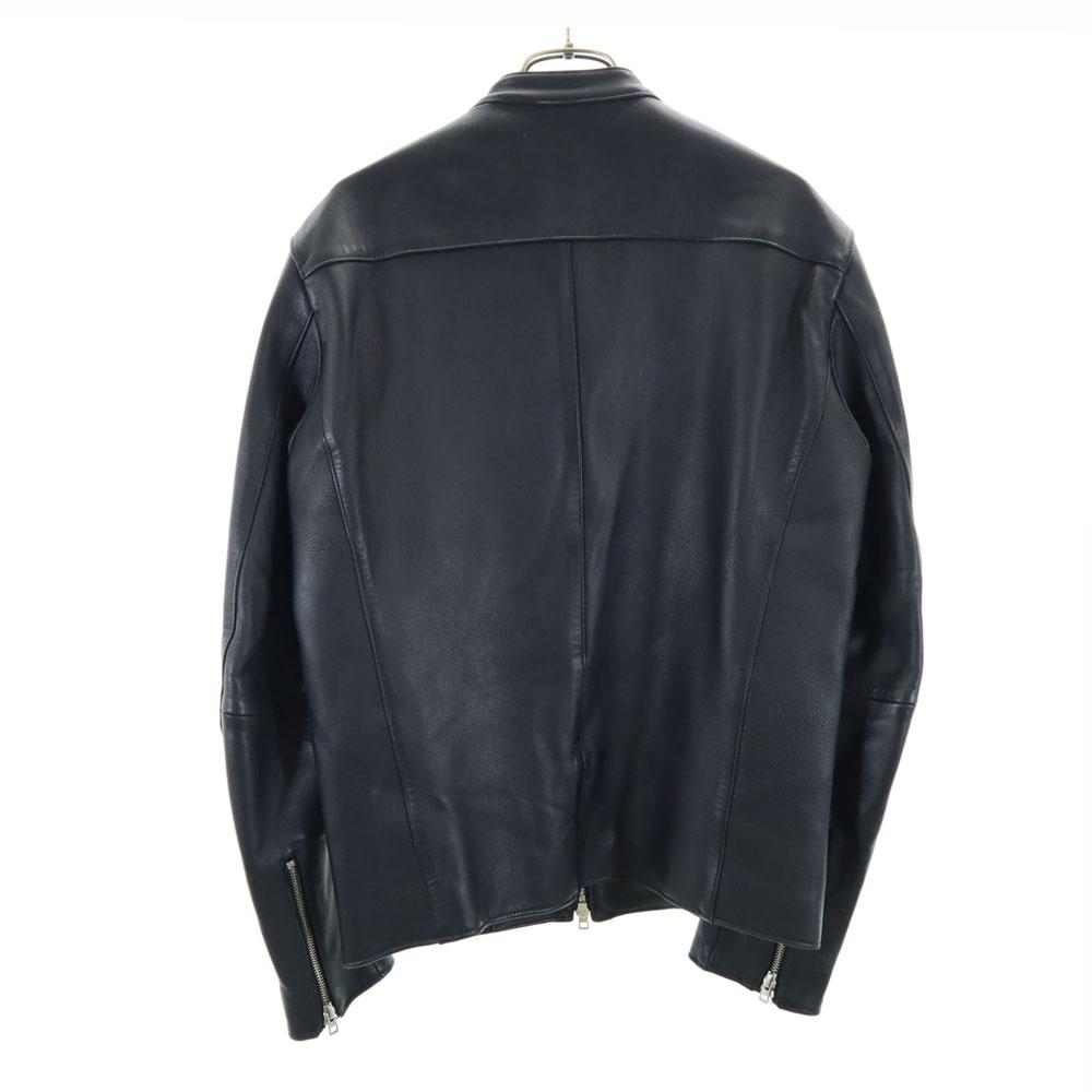 LIDNM made in Japan leather jacket L black Blouson Men's Used