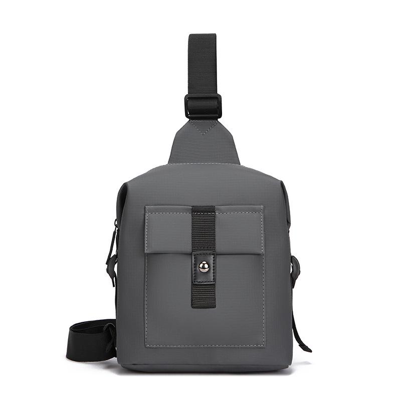 

Мужская модная сумка кроссбоди большой вместимости 2025 года - Деловая, для поездок, повседневная, спортивная и на одно плечо серый