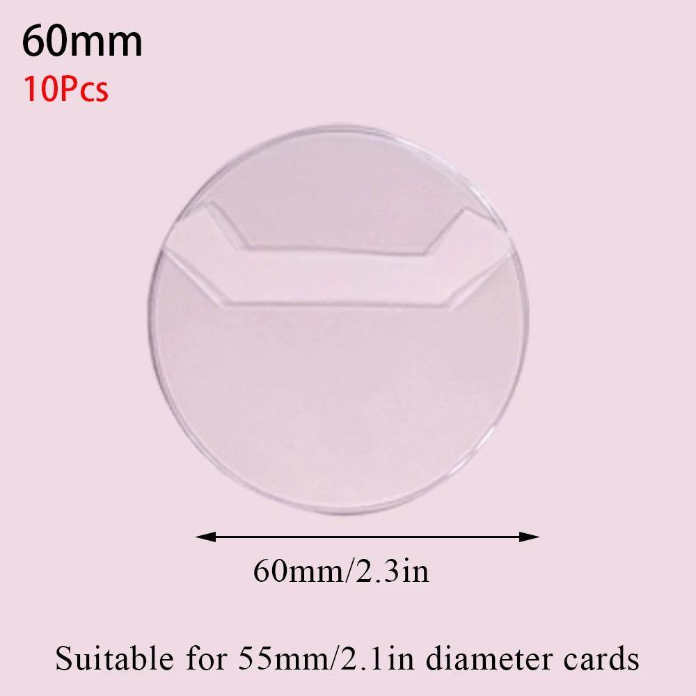 

10 шт. Захисний рукав Іта-бег для значків, Декоративний чохол для значків, Міцний захисник для бейджів, Для аніме-значків 10Pcs 60mm