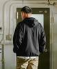 GORDON MILLER Men's Reversible Zip-Up Hoodie, Size M, Black, 1745192