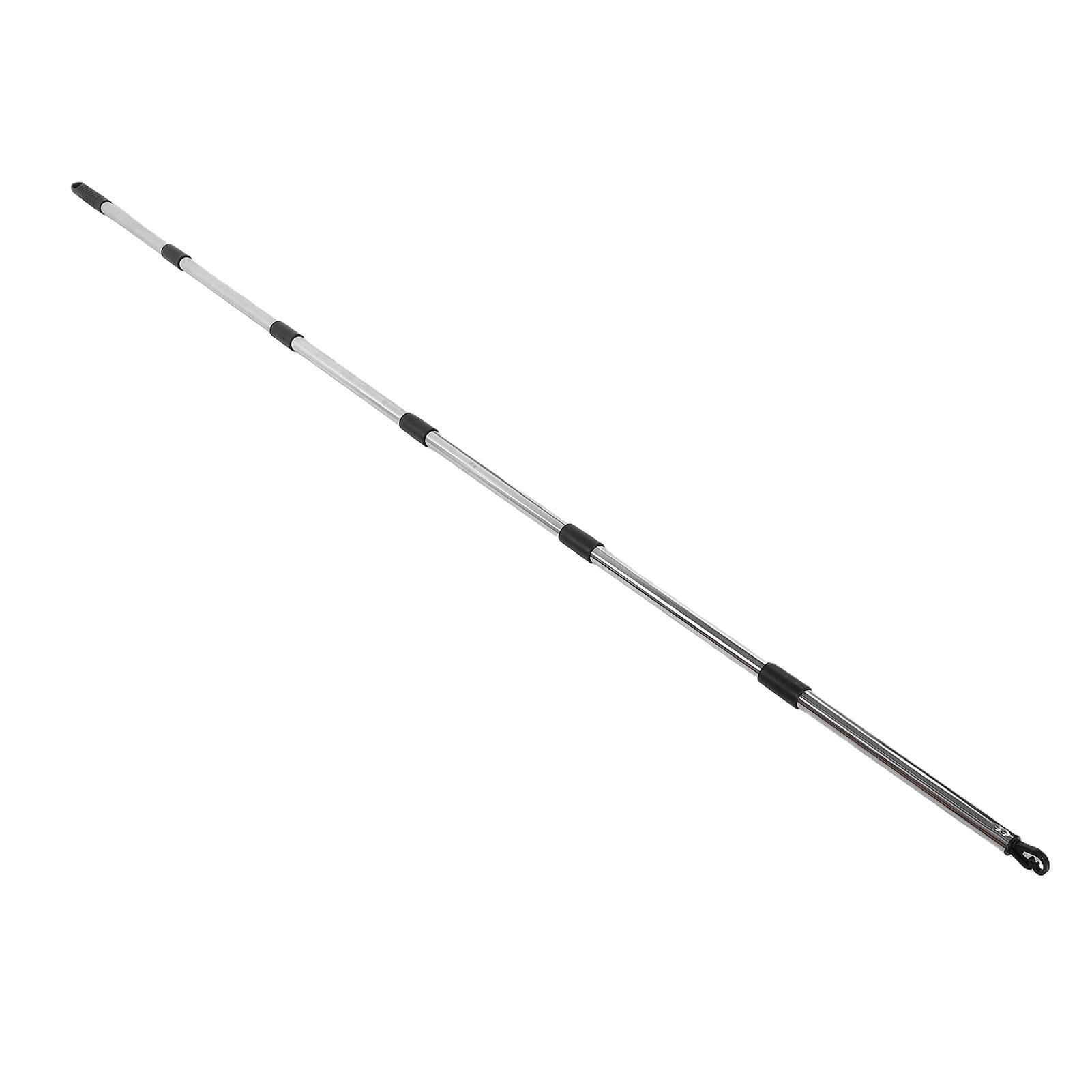 

Clothesline Prop Pole 7.2FT Stainless Steel Clothes Hanging Hook Rod with 32.8FT Clothesline 20 Clips for Outdoor