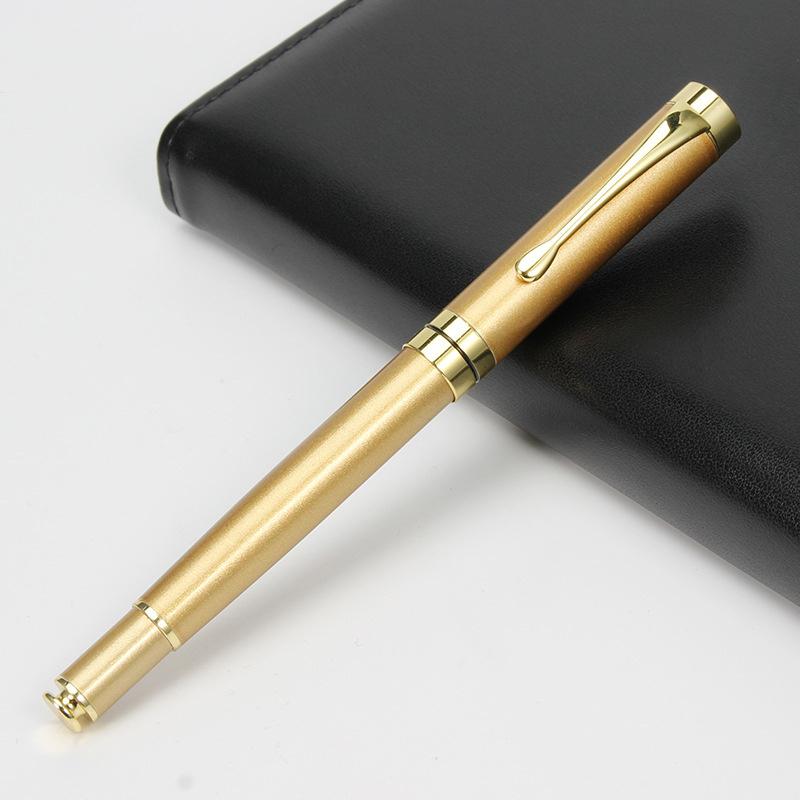 1 Piece Metal Roller Ballpoint Pen Stationery Ball Point Pen Cute Pens Office Accessories