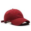 12 Color Korean Style Japanese Style Washed Curved Brim Cotton Peaked Cap For Men Solid Color Women's Sun Protection Sunshade Baseball Cap