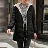 Women's Solid Color Thick Long  Sleeve Fashion Coat Jacket