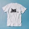 Hidden Cat T Shirt High Quality Heavy Cotton Vintage Designer Clothes Stylish Casual Top For Everyday Wear Fashion