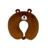OEING Cute Pink Bear Memory Foam Travel Neck Pillow
