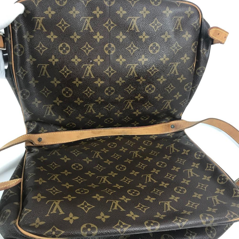 Louis Vuitton M40662 Monogramm SaumurGM Crossbody Klapp-Umhängetasche