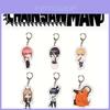 Chainsaw Man Acrylic Keychain Double Sided Printing Cartoon Character Bag Pendant