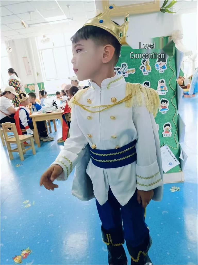 Costume Cosplay da Principe per Bambini per la Recita all'Asilo