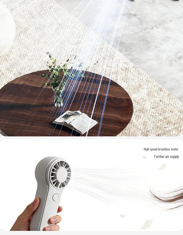 Portable USB Rechargeable Mini Fan for Students and Office