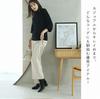 Vivian Fashion Square Toe Tortoiseshell Buckle Belt Short Boots in Black