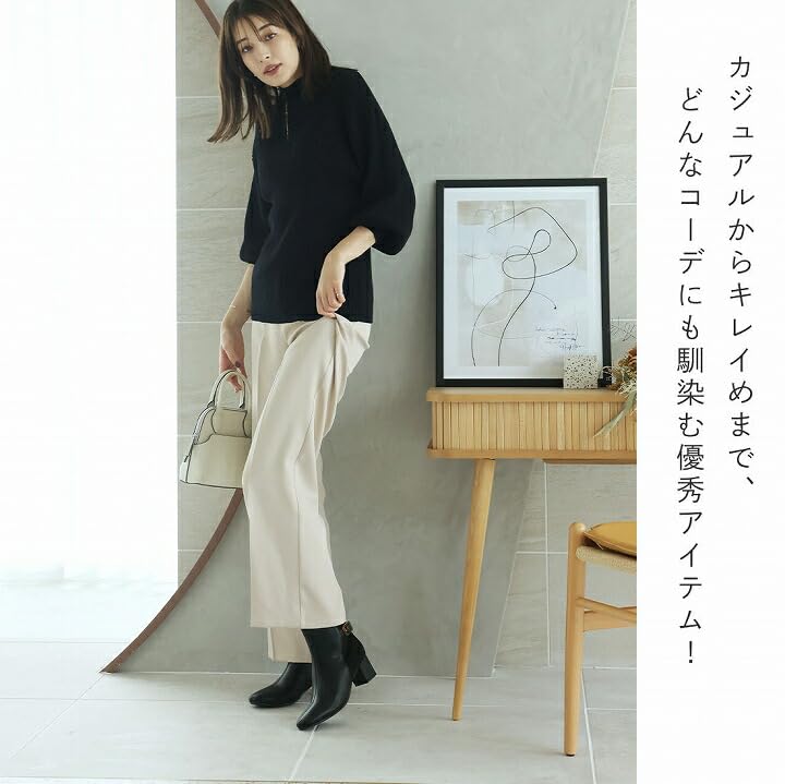 Vivian Fashion Square Toe Tortoiseshell Buckle Belt Short Boots in Black