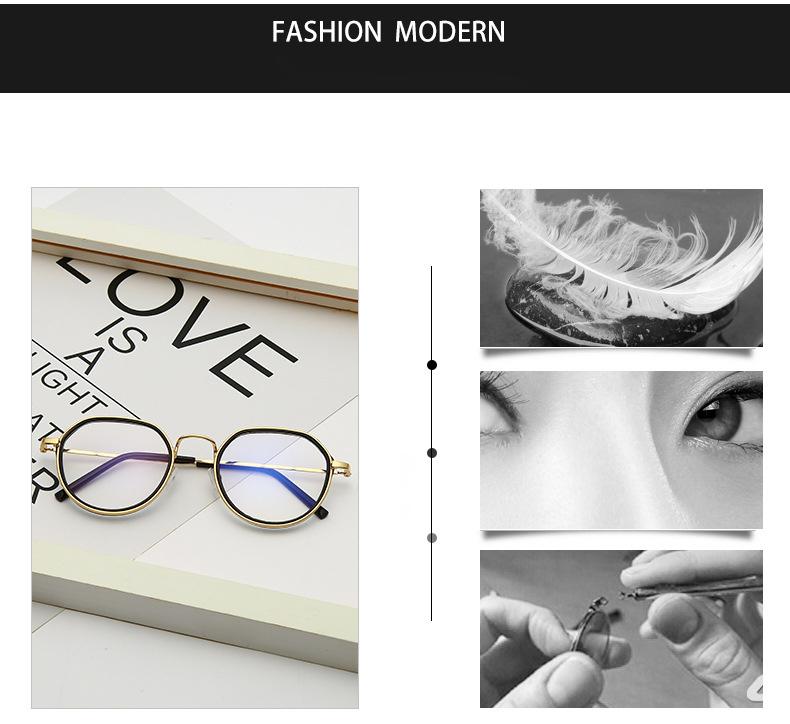 New Anti-blue Light Rectangular Progressive Glasses For Myopia