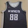 Męska Damska Koszulka do Koszykówki Sacramento Kings Retro Williams 55 Fox 5 Webber Bezrękawnik Treningowy Odzież Sportowa