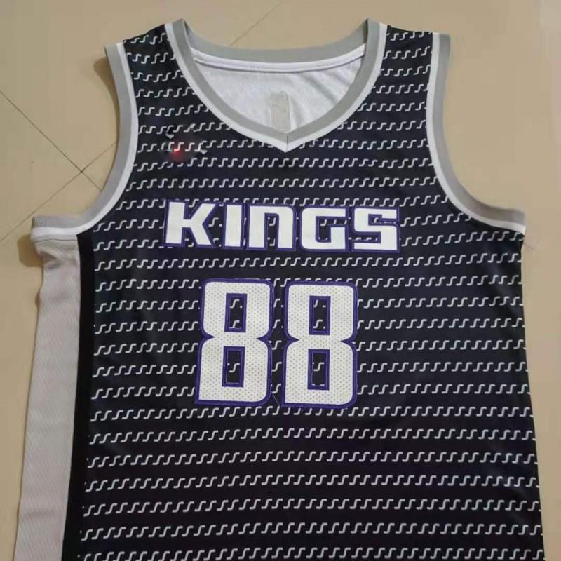 Męska Damska Koszulka do Koszykówki Sacramento Kings Retro Williams 55 Fox 5 Webber Bezrękawnik Treningowy Odzież Sportowa