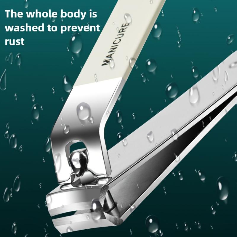 Xiaomi 2pcs Set Stainless Steel Sharp Edge Nail Clippers with Nail File Set for Manicure And Pedicure Convenient Portable Travel Outfit